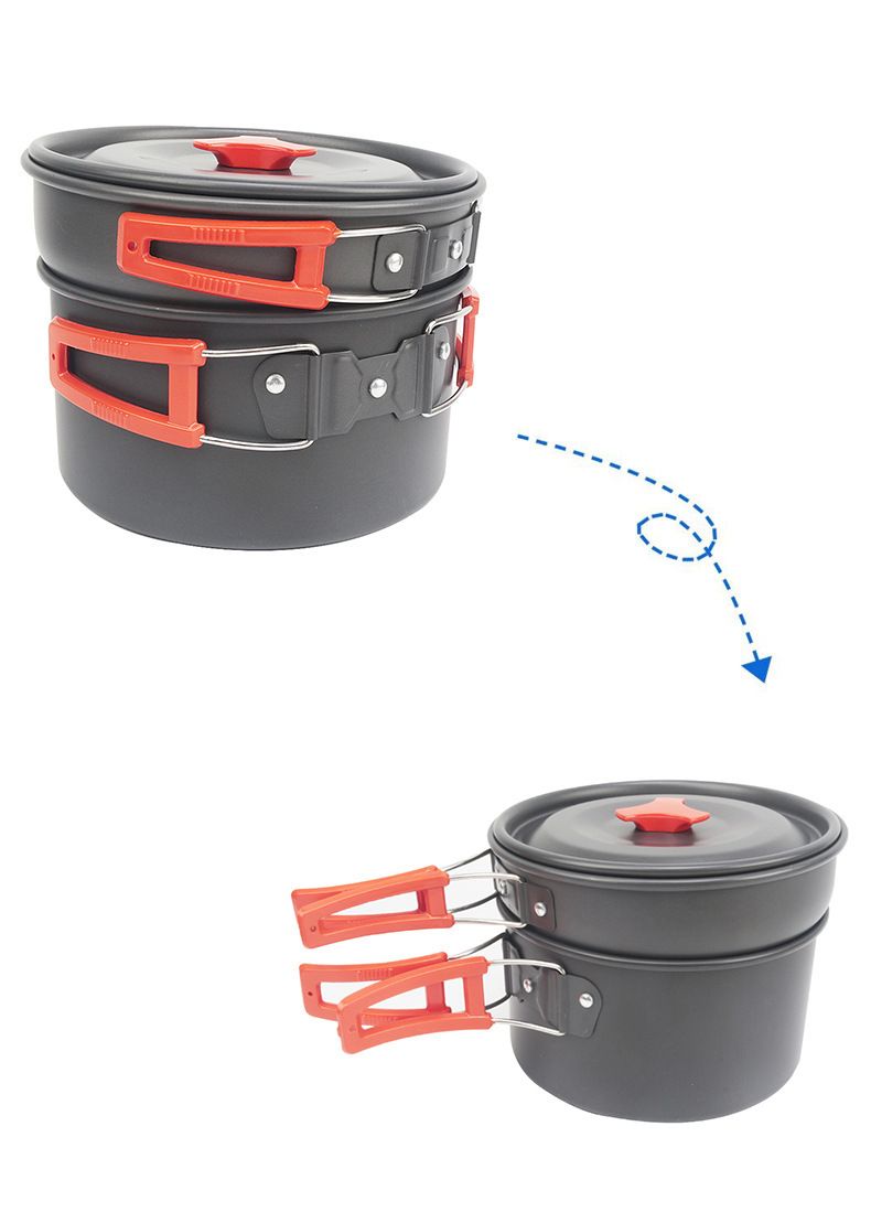 Lightweight Camping Cookware Mess Kit