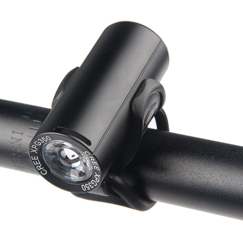 LED Bike Front & Rear Light Set – Black