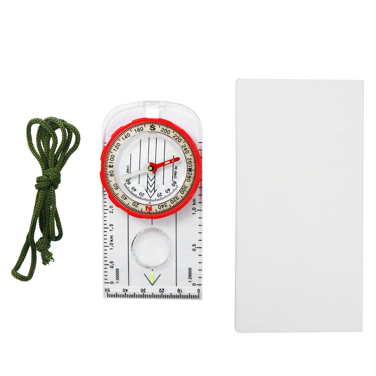 Luminous Baseplate Navigation Compass