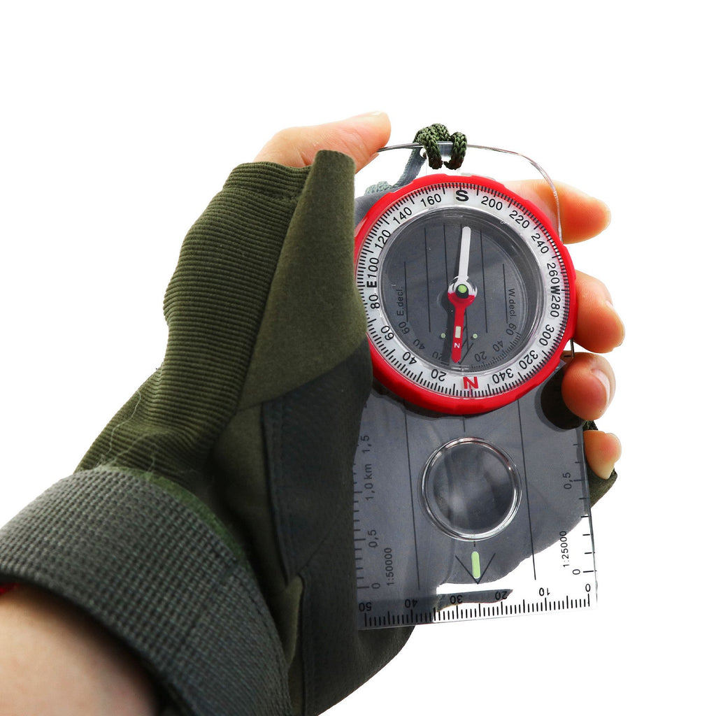 Luminous Baseplate Navigation Compass