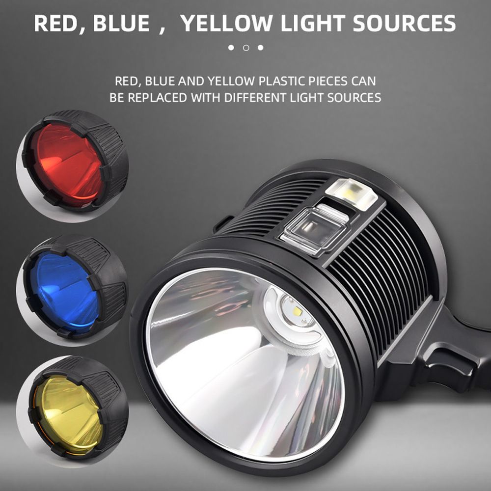 Rechargeable LED Spotlight with Solar Panel