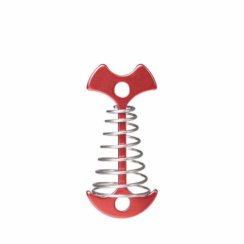 Deck Peg Anchor with Spring & Carabiner