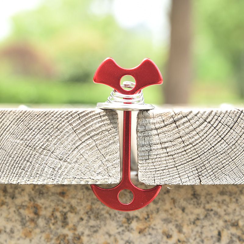 Deck Peg Anchor with Spring & Carabiner