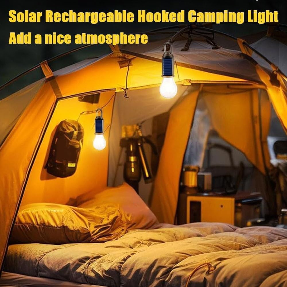 Solar Hanging Camp Lights – 8 Pack