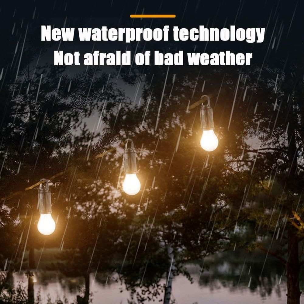 Solar Hanging Camp Lights – 8 Pack