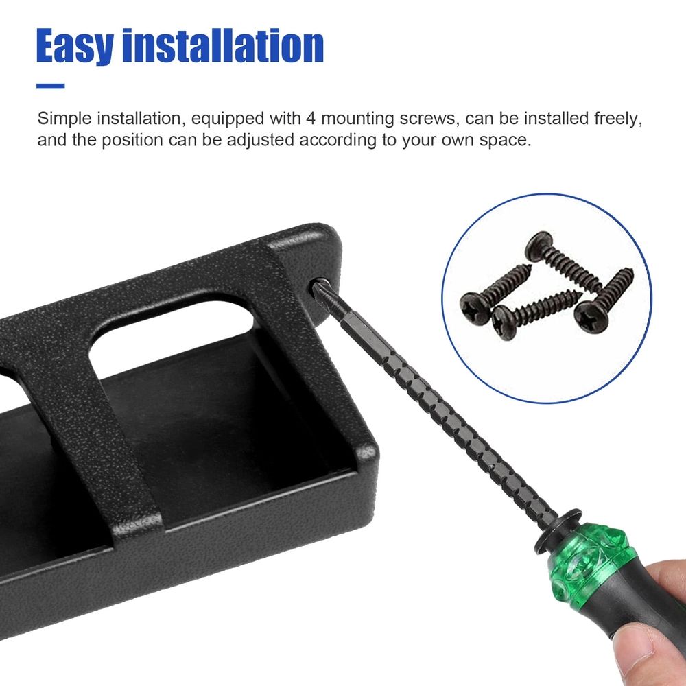 Wall-Mounted 6-Rod Fishing Rod Rack