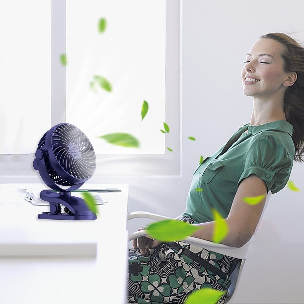 Rechargeable Clip-On Mini Fan
