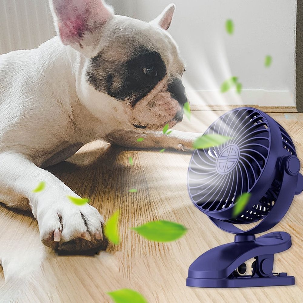 Rechargeable Clip-On Mini Fan