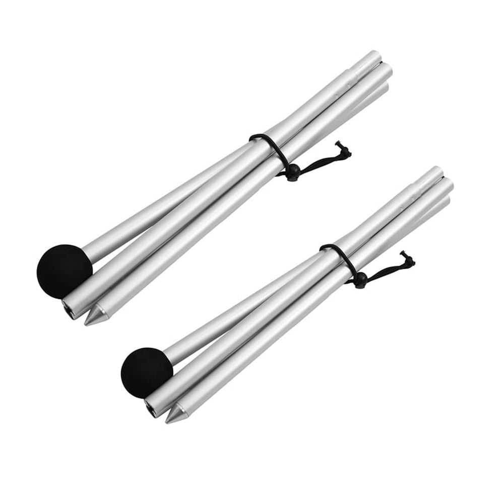 Aluminium Tent & Tarp Poles 1.6m – 4 Pack