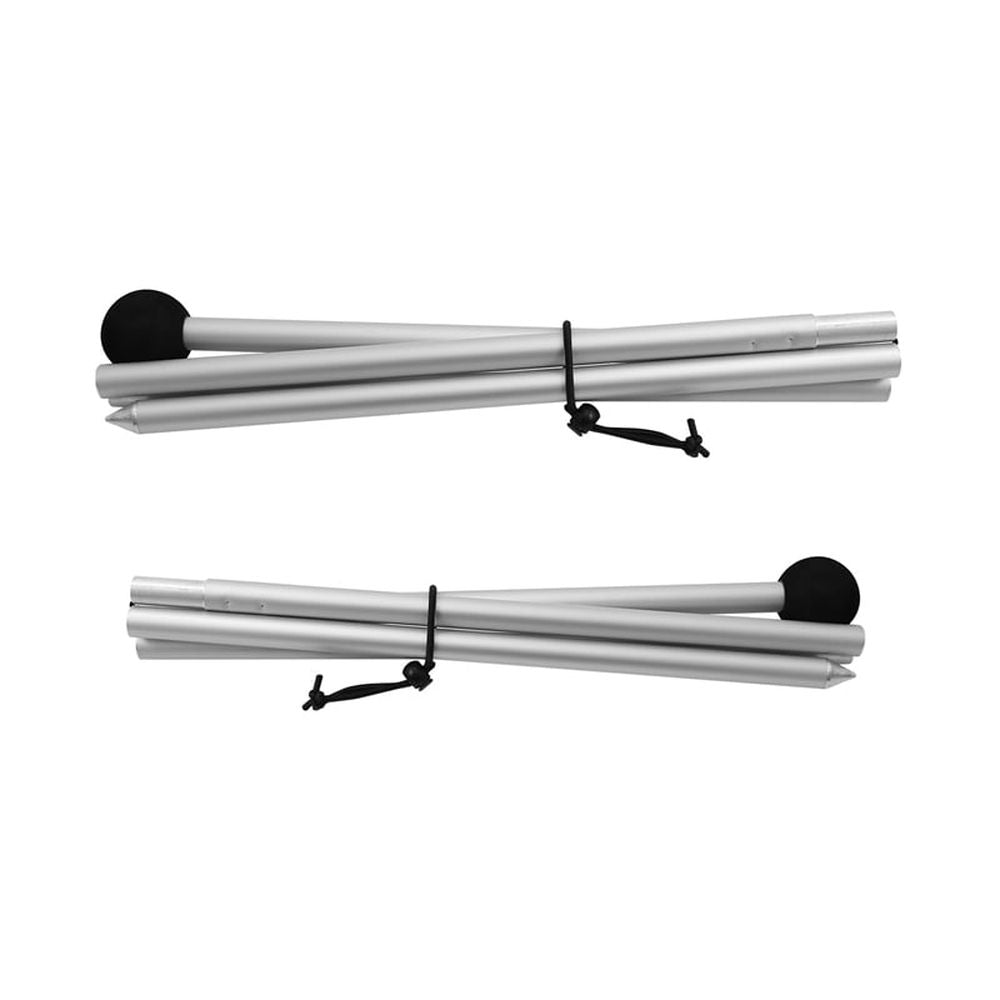Aluminium Tent & Tarp Poles 1.6m – 4 Pack