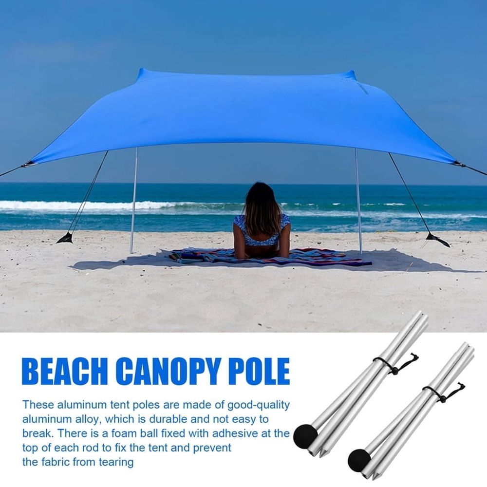 Aluminium Tent & Tarp Poles 1.6m – 4 Pack