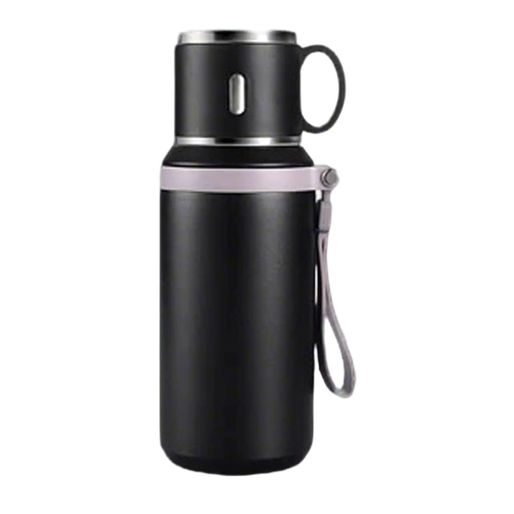 2-in-1 Insulated Flask with Lidded Cup