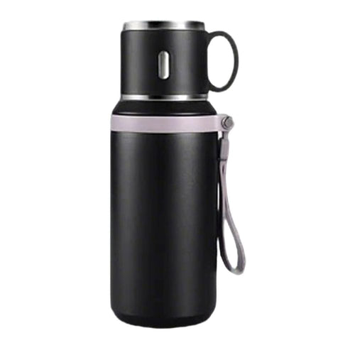 2-in-1 Insulated Flask with Lidded Cup