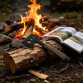 Compact Camping Hatchet with Sheath & Hex Wrench