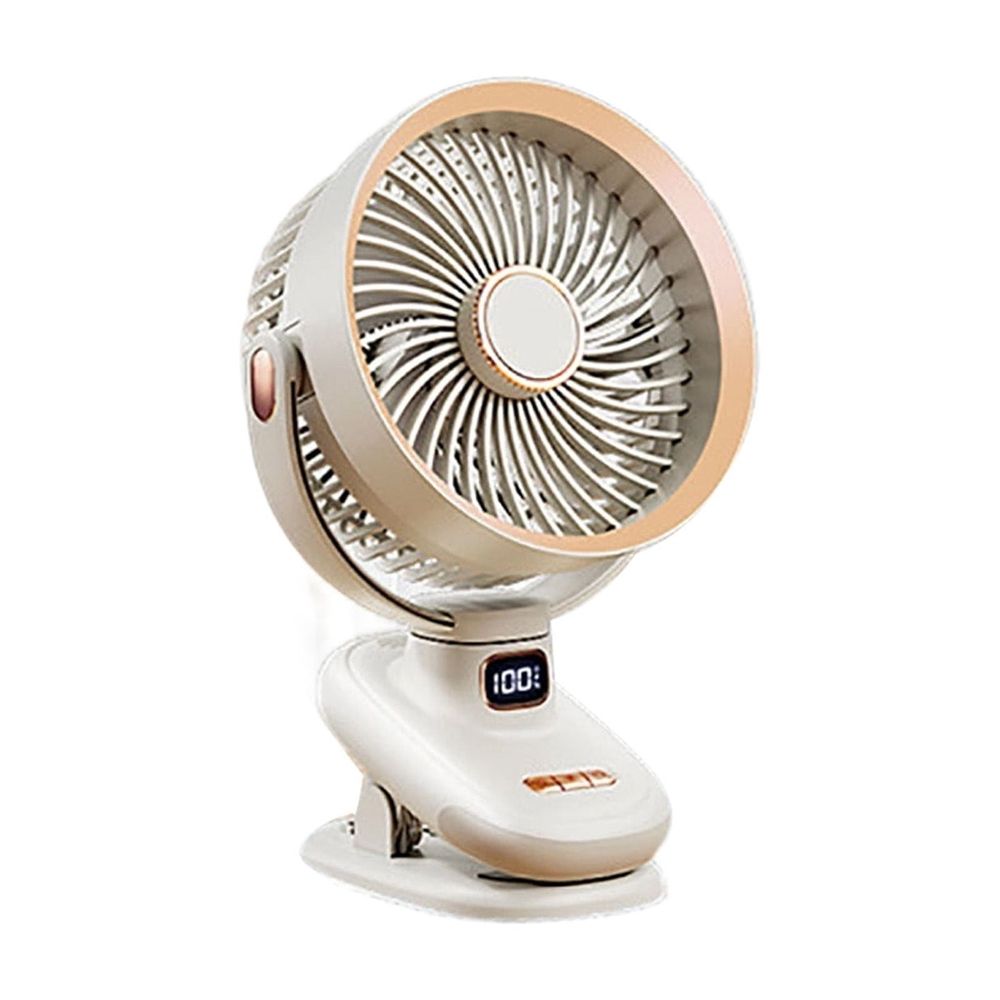 Rechargeable 10000mAh Camp Fan with LED Light