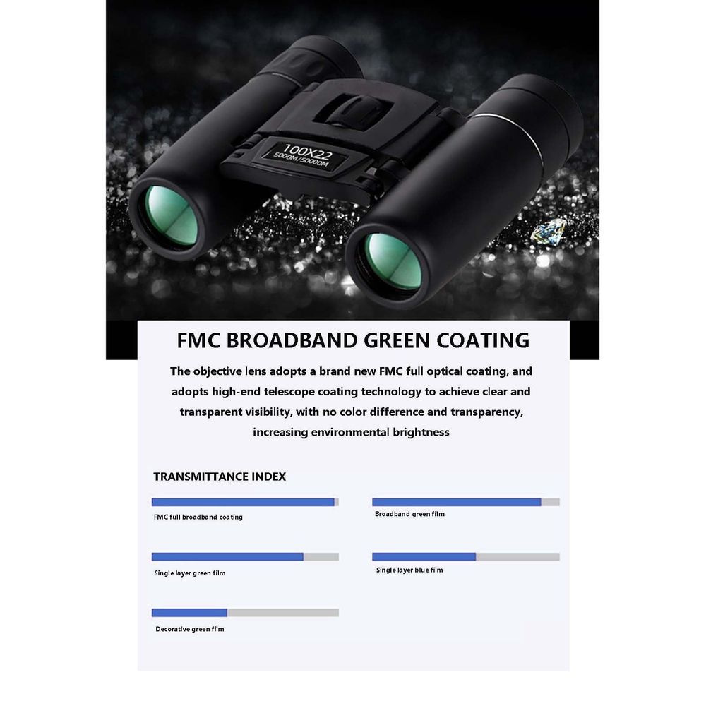 Compact Folding Pocket Binoculars