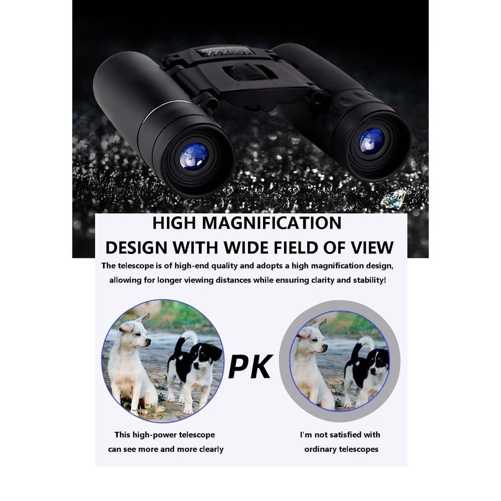 Compact Folding Pocket Binoculars