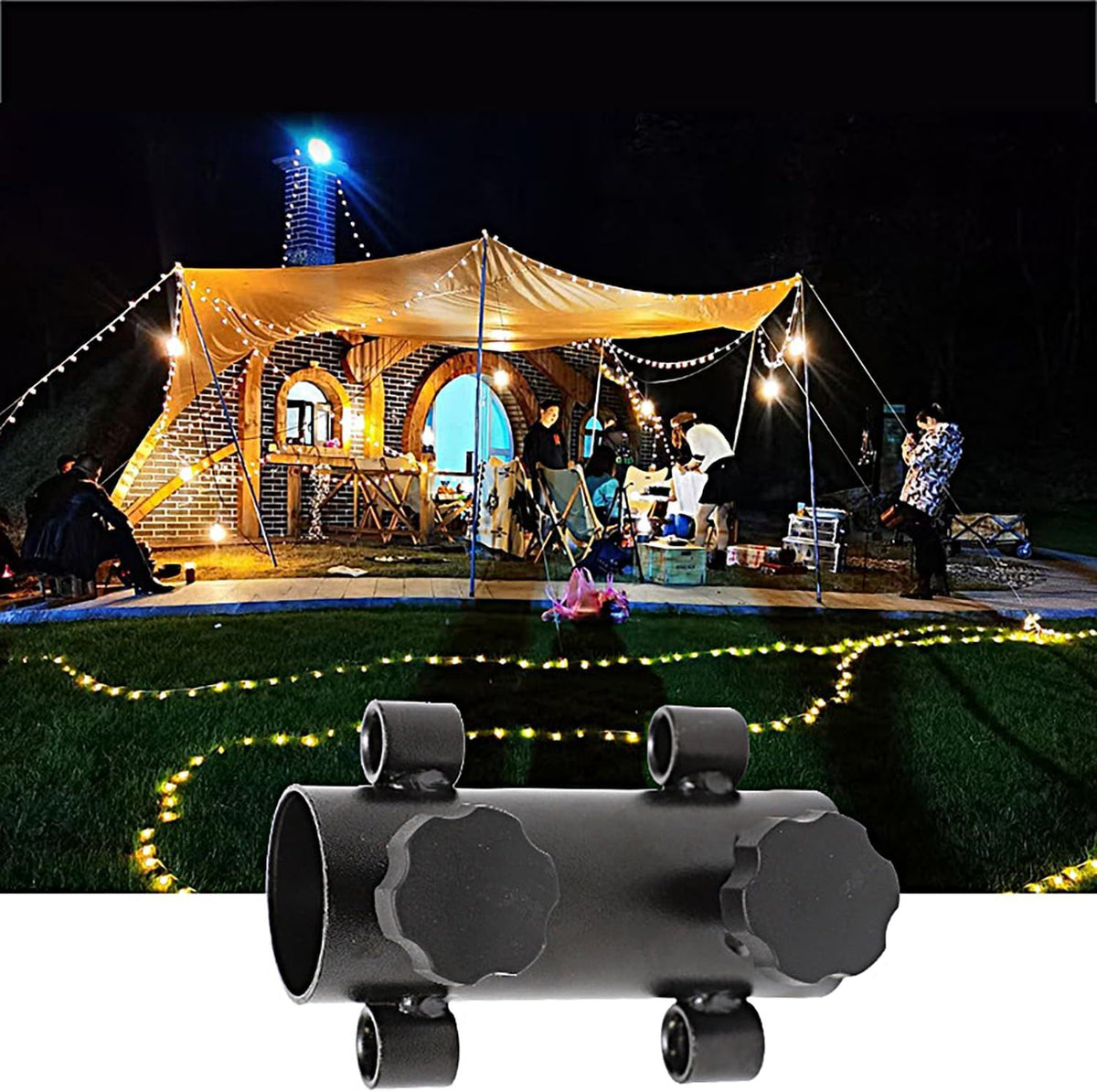 Tent & Tarp Pole Ground Holder