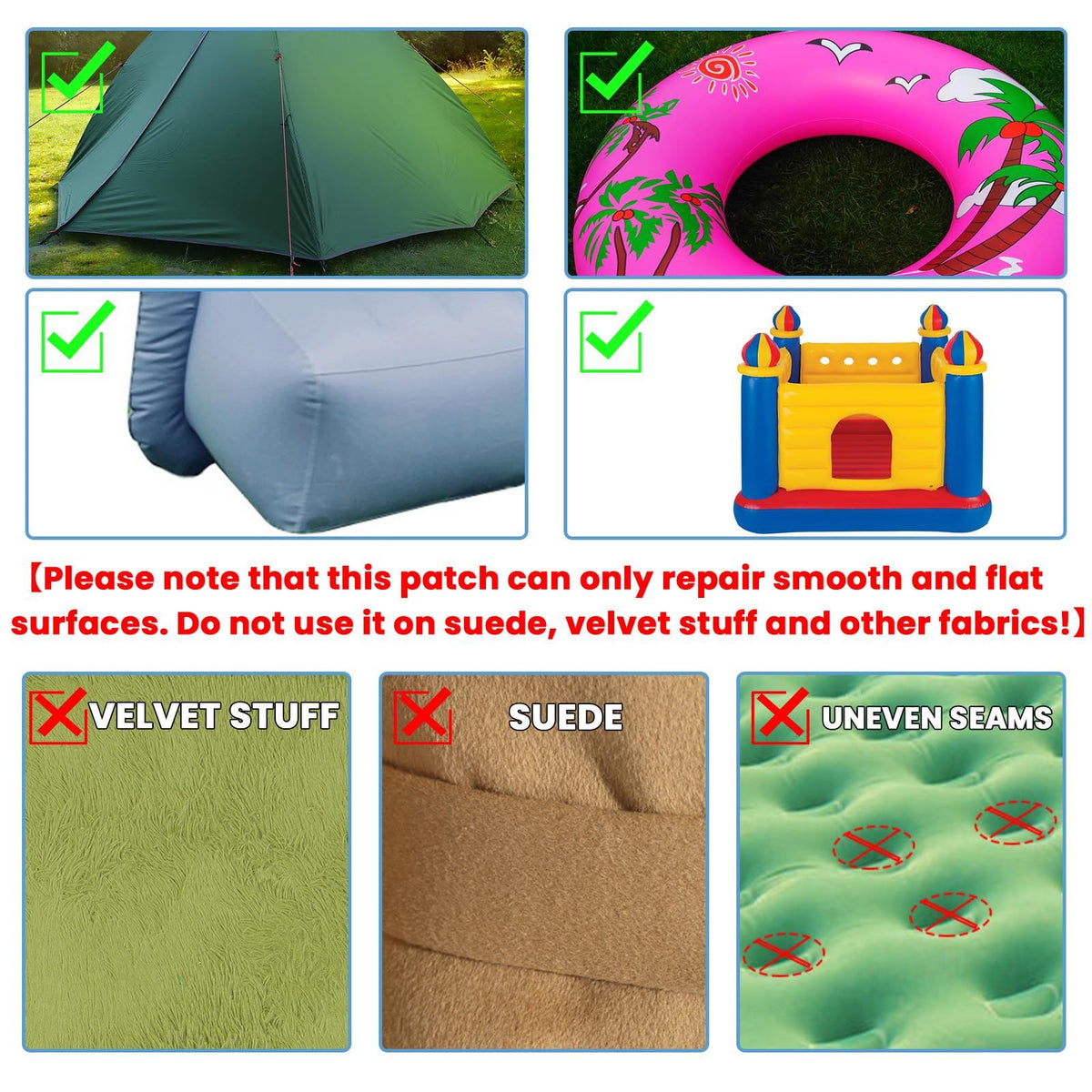 Inflatable Repair Patch Kit – 12 Pack