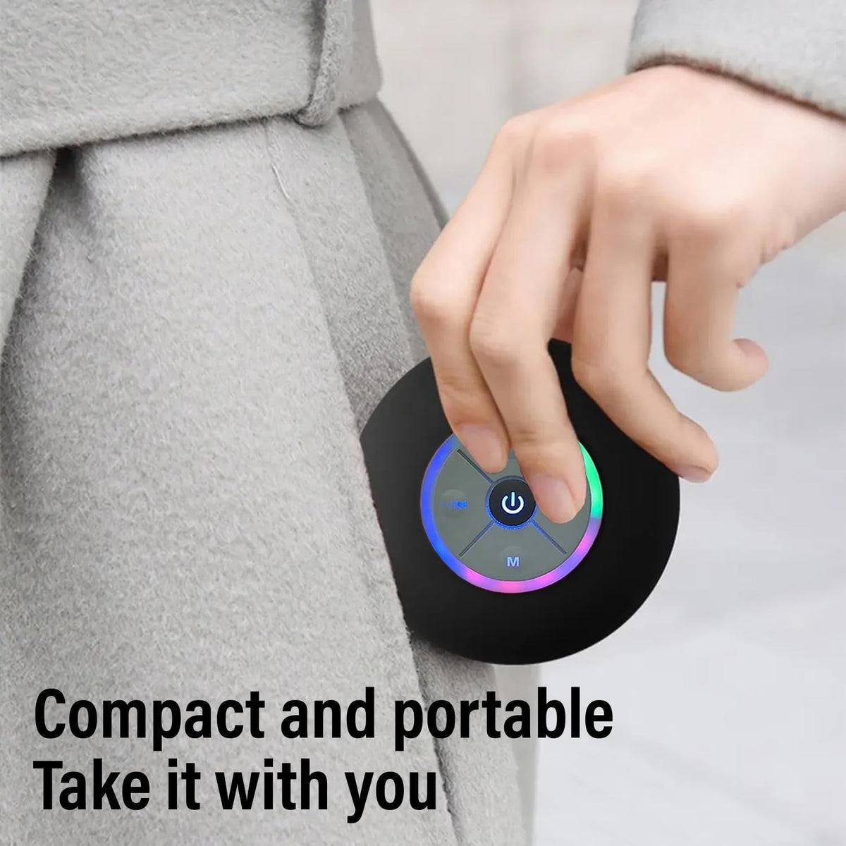 Mini Waterproof Bluetooth Speaker with Suction Cup