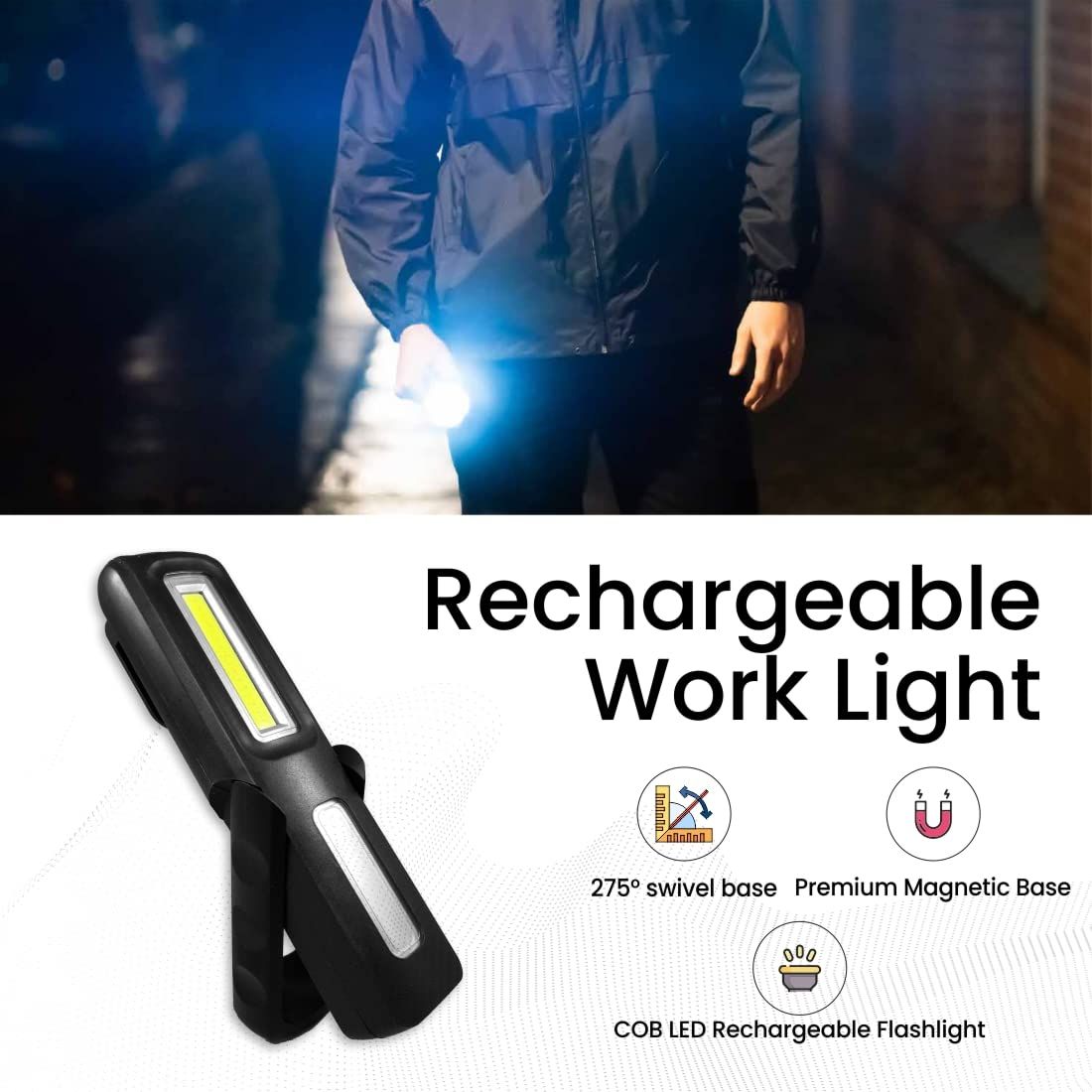 Rechargeable COB LED Work Light