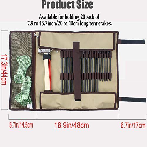 Heavy Duty Tent Peg & Mallet Storage Bag – Khaki