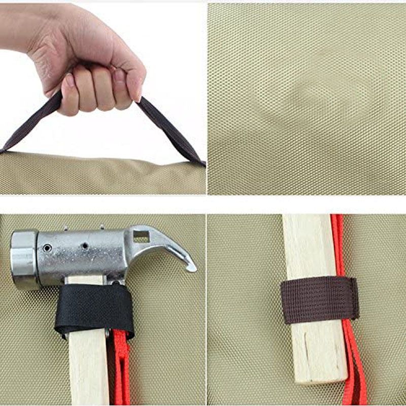 Heavy Duty Tent Peg & Mallet Storage Bag – Khaki