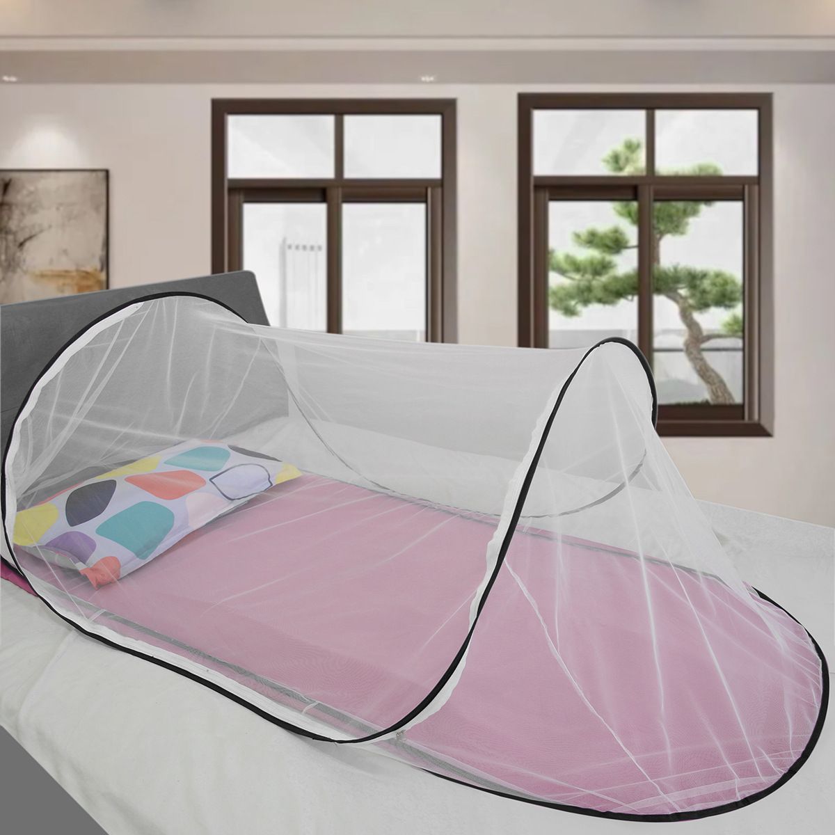 Large Mosquito Net with Carry Bag