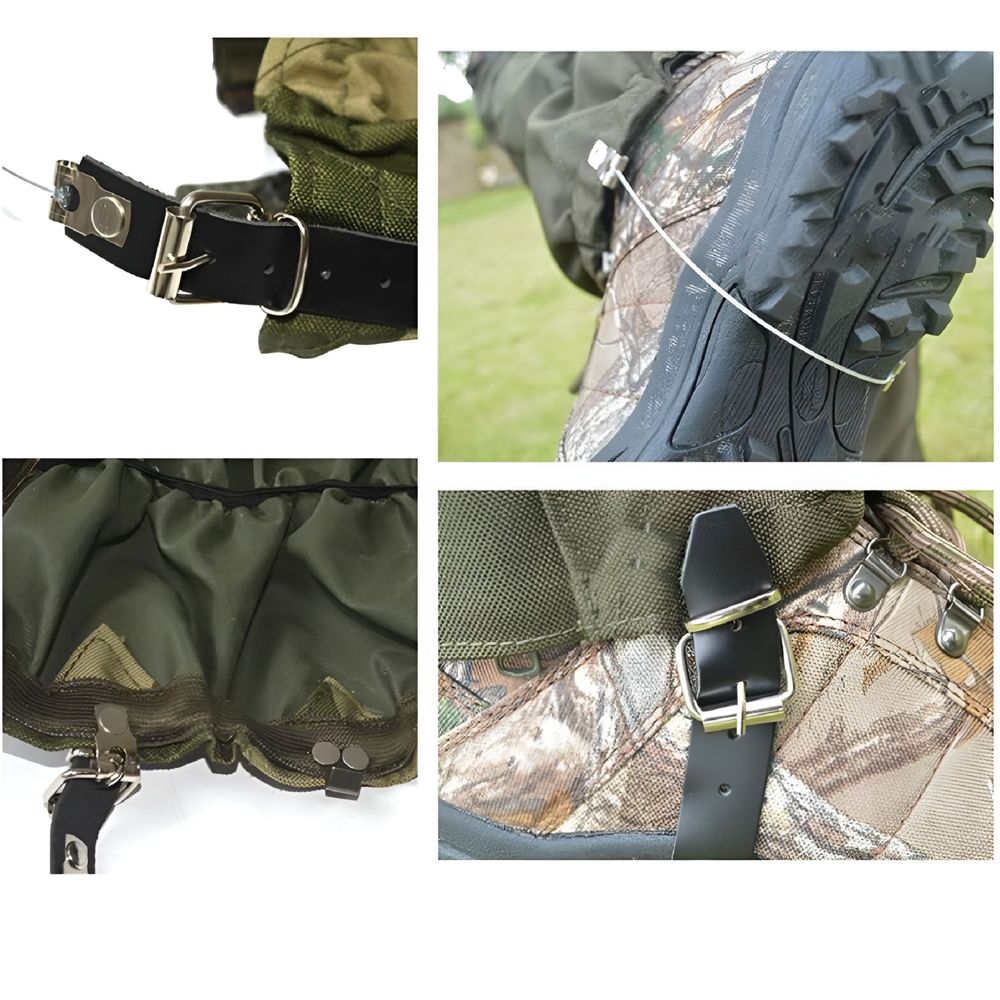 Heavy Duty Hiking Gaiters – Military Green