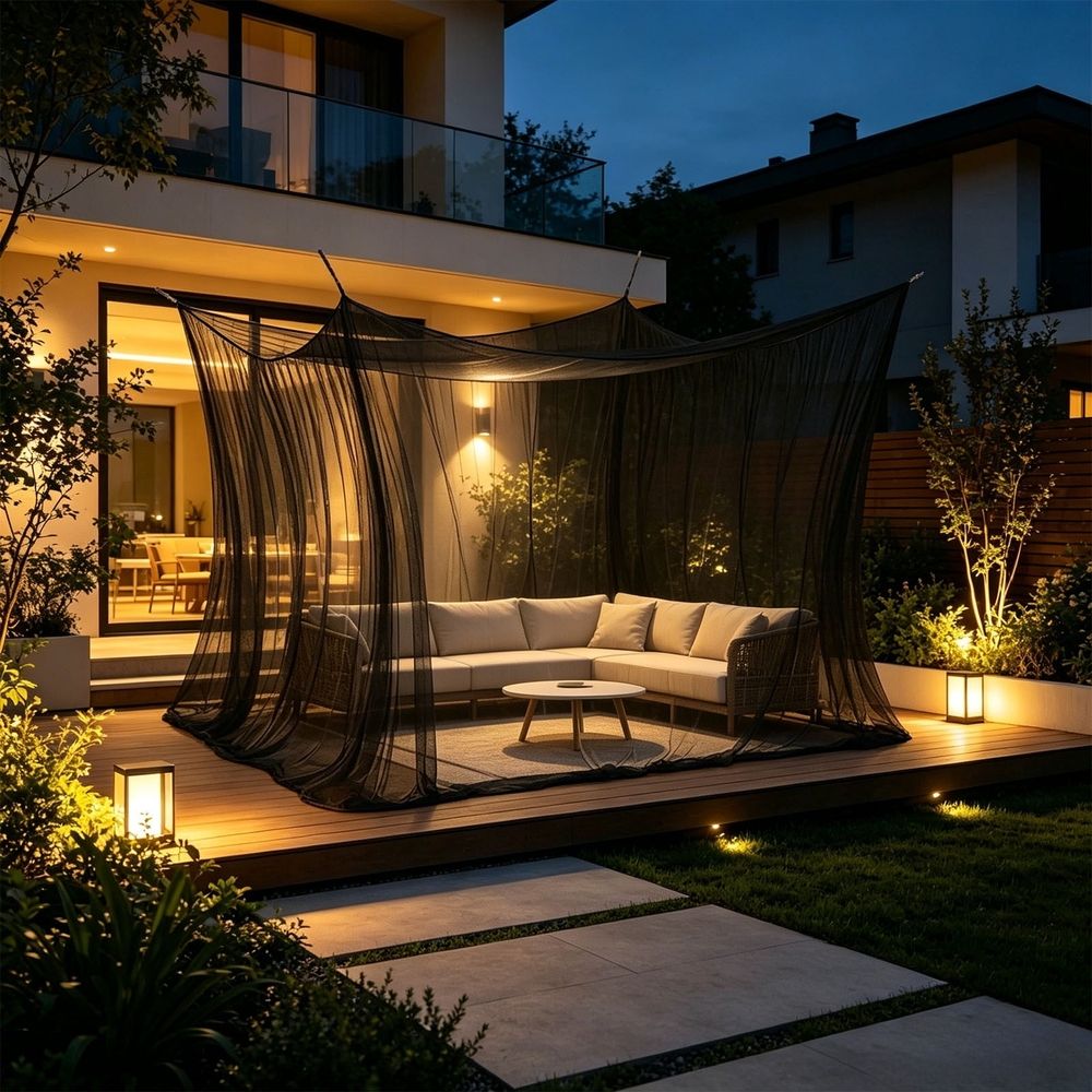 Extra Large Flat-Top Hanging Mosquito Net