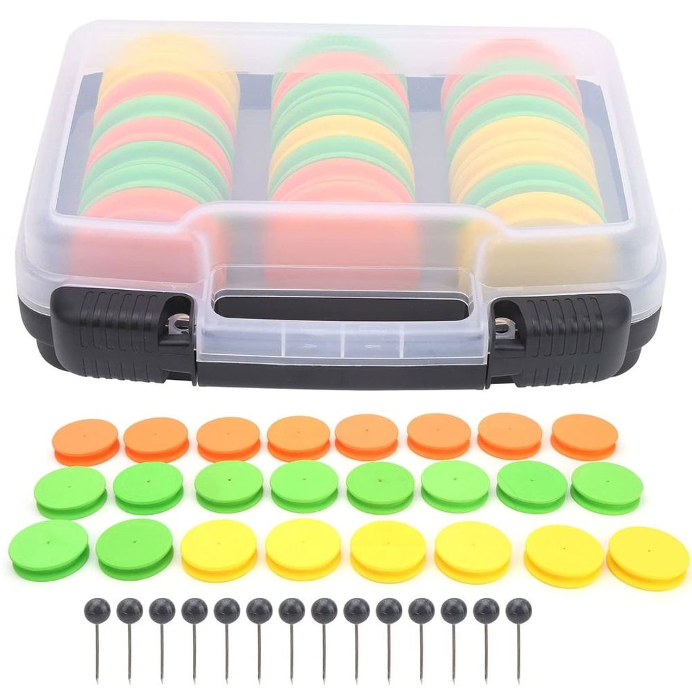 Fishing Line Spool Holders with Box – 24 Pack
