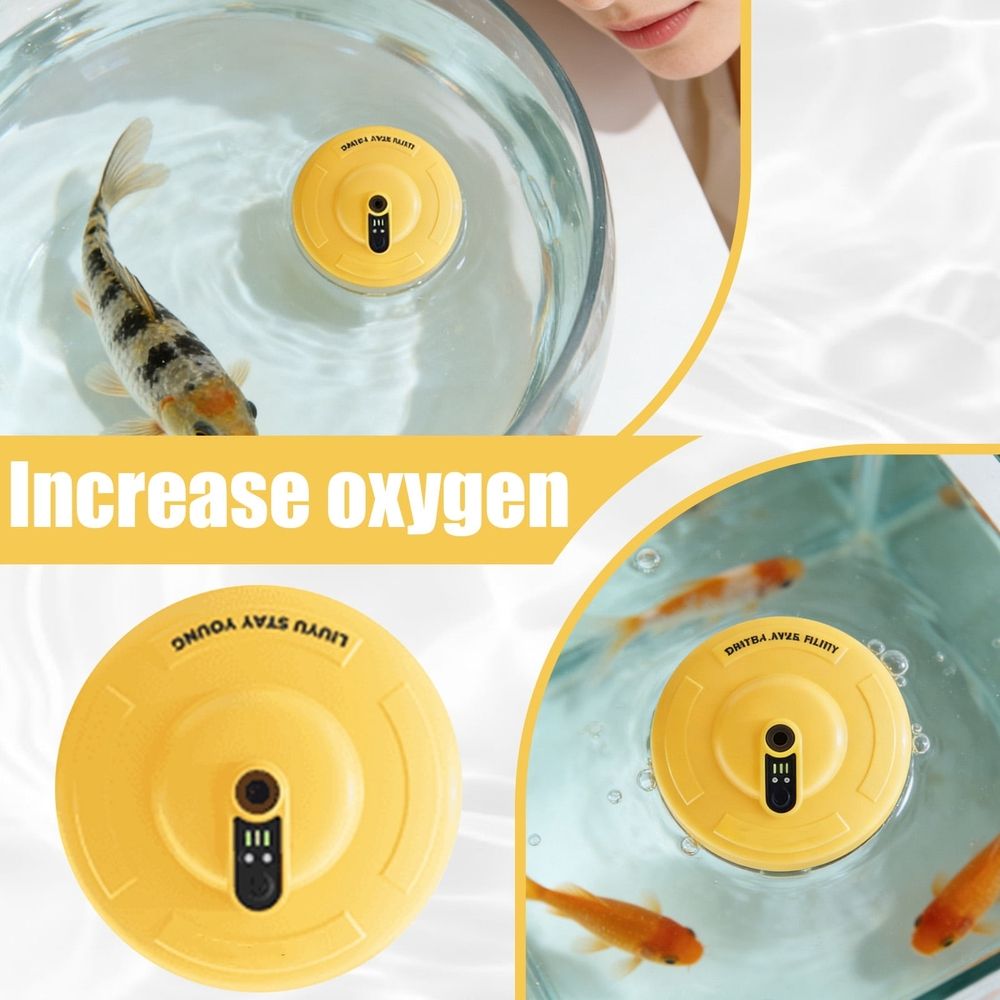 Rechargeable Floating Bait Bucket Aerator