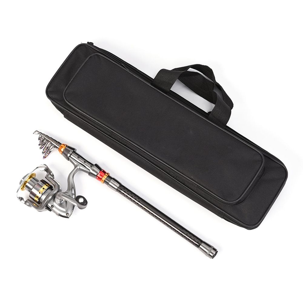 Carbon Telescopic Rod & Reel Combo with Bag