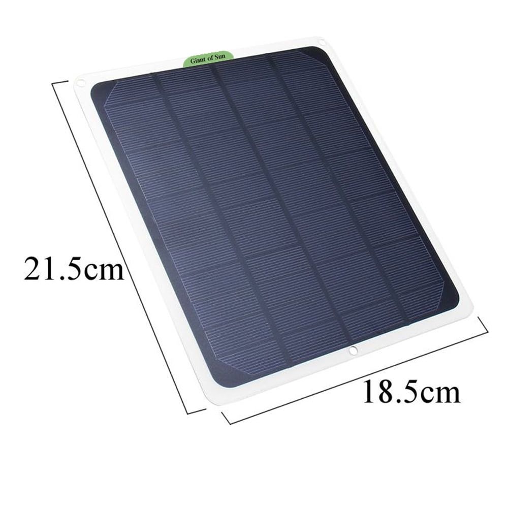 20W Portable Solar Charger – USB & USB-C