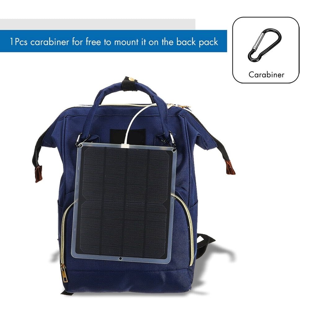 20W Portable Solar Charger – USB & USB-C