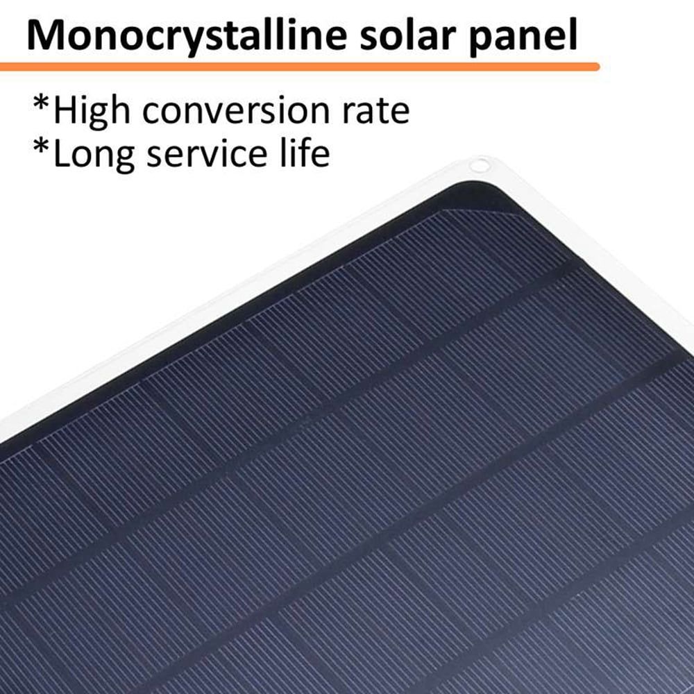 20W Portable Solar Charger – USB & USB-C