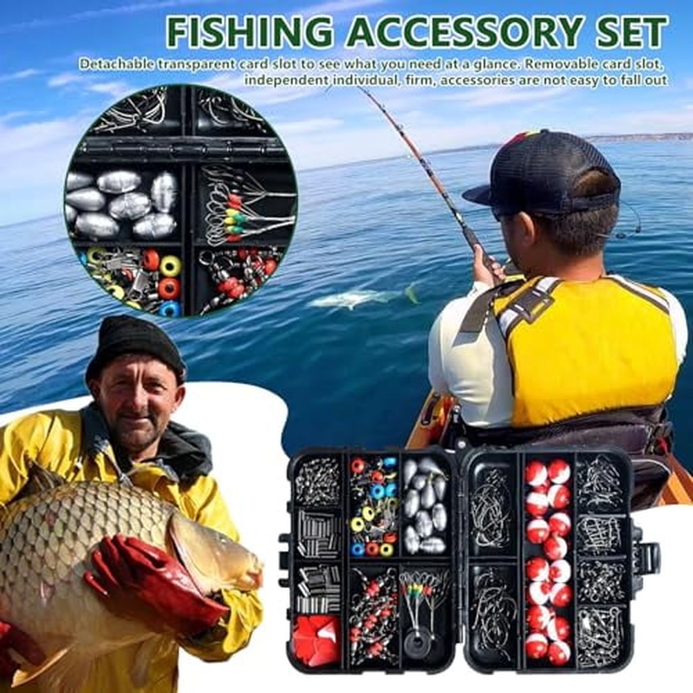263-Piece Fishing Tackle Kit with Box