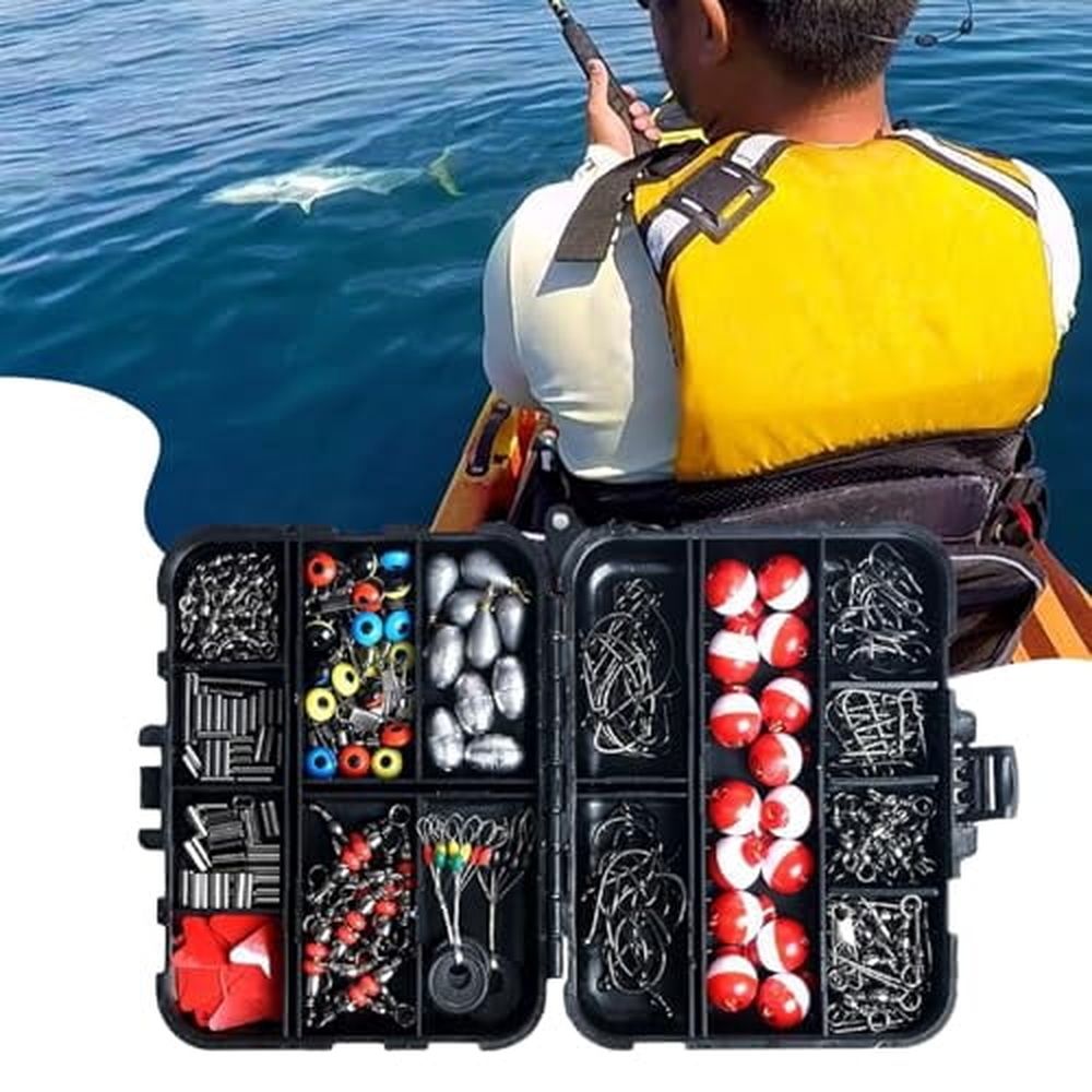 263-Piece Fishing Tackle Kit with Box