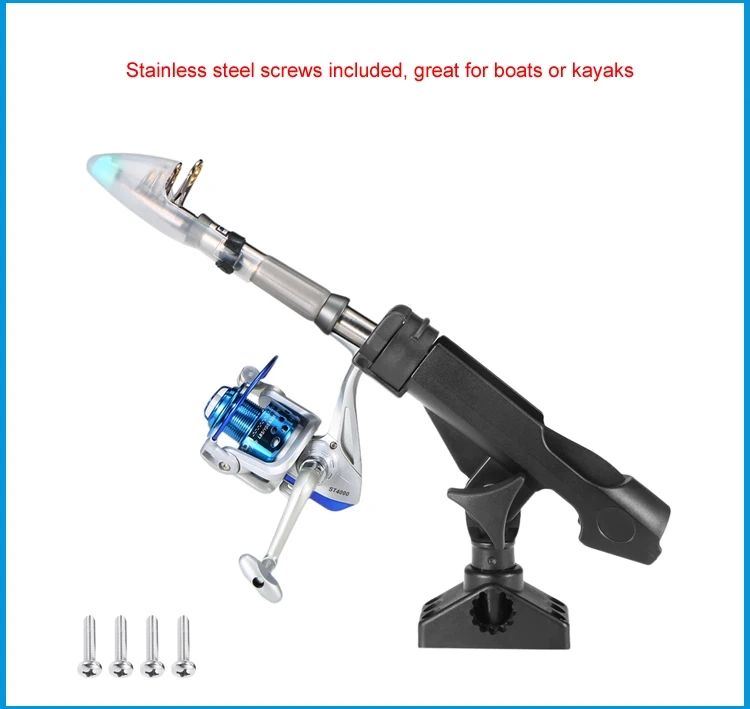 Adjustable Kayak & Boat Rod Holder