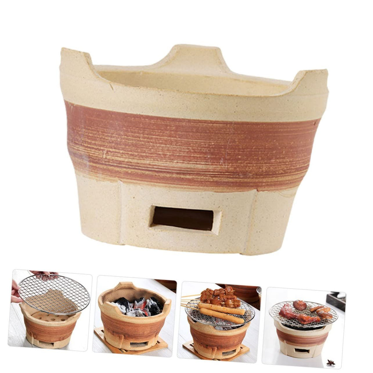 Tabletop Charcoal Camp Stove & Grill