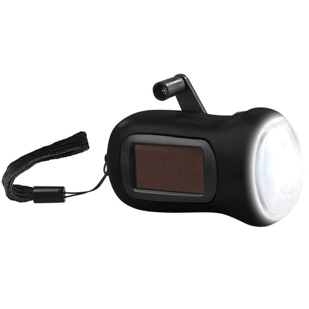 Hand-Crank & Solar Emergency Torch