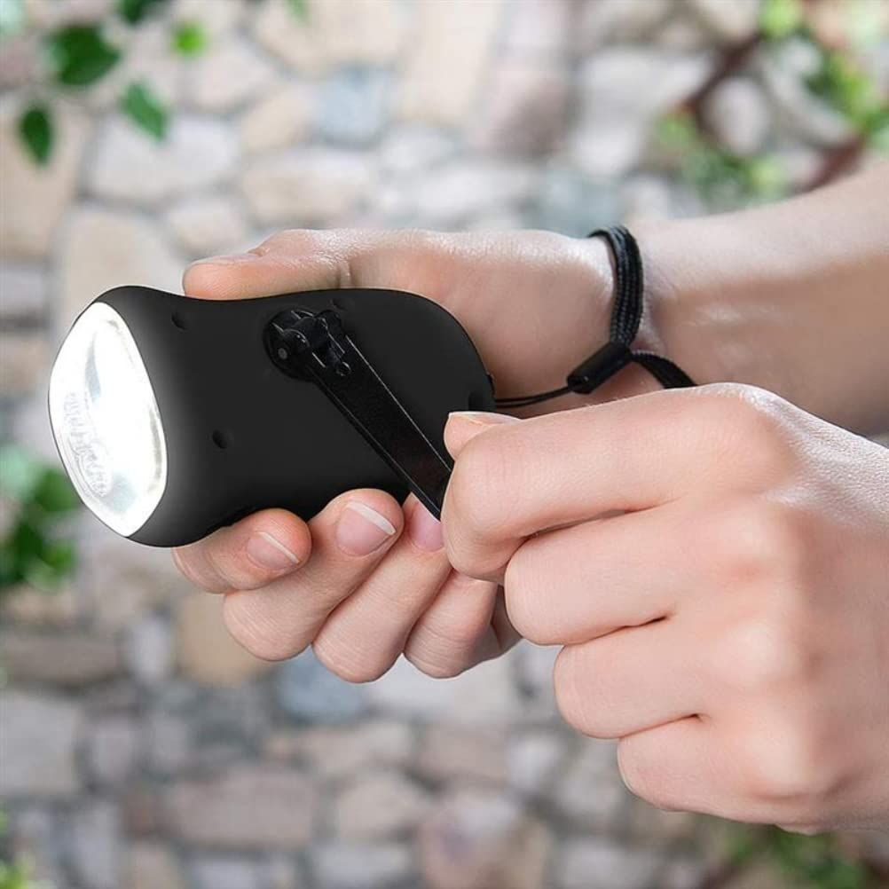 Hand-Crank & Solar Emergency Torch
