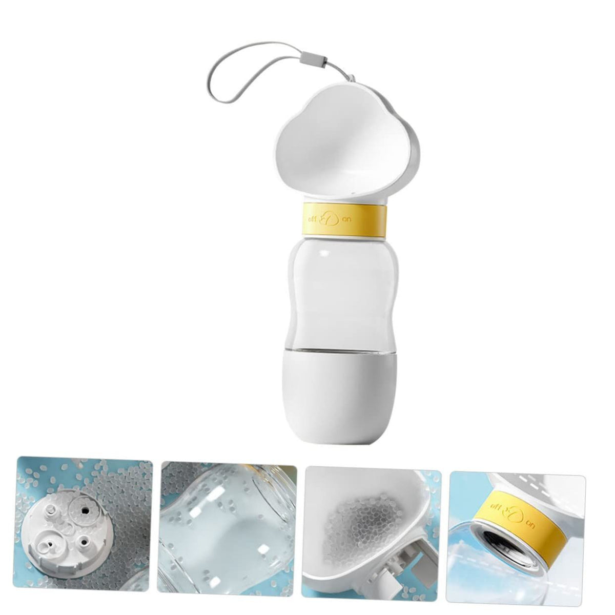 2-in-1 Dog Water Bottle & Food Container