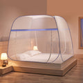 King Size Pop-Up Mosquito Net Tent – Blue