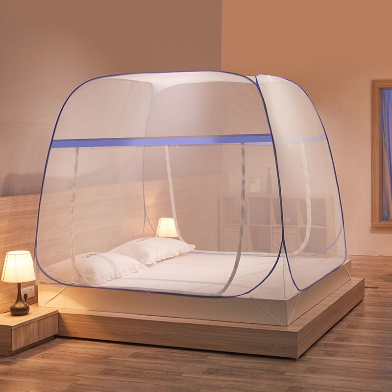 King Size Pop-Up Mosquito Net Tent – Blue