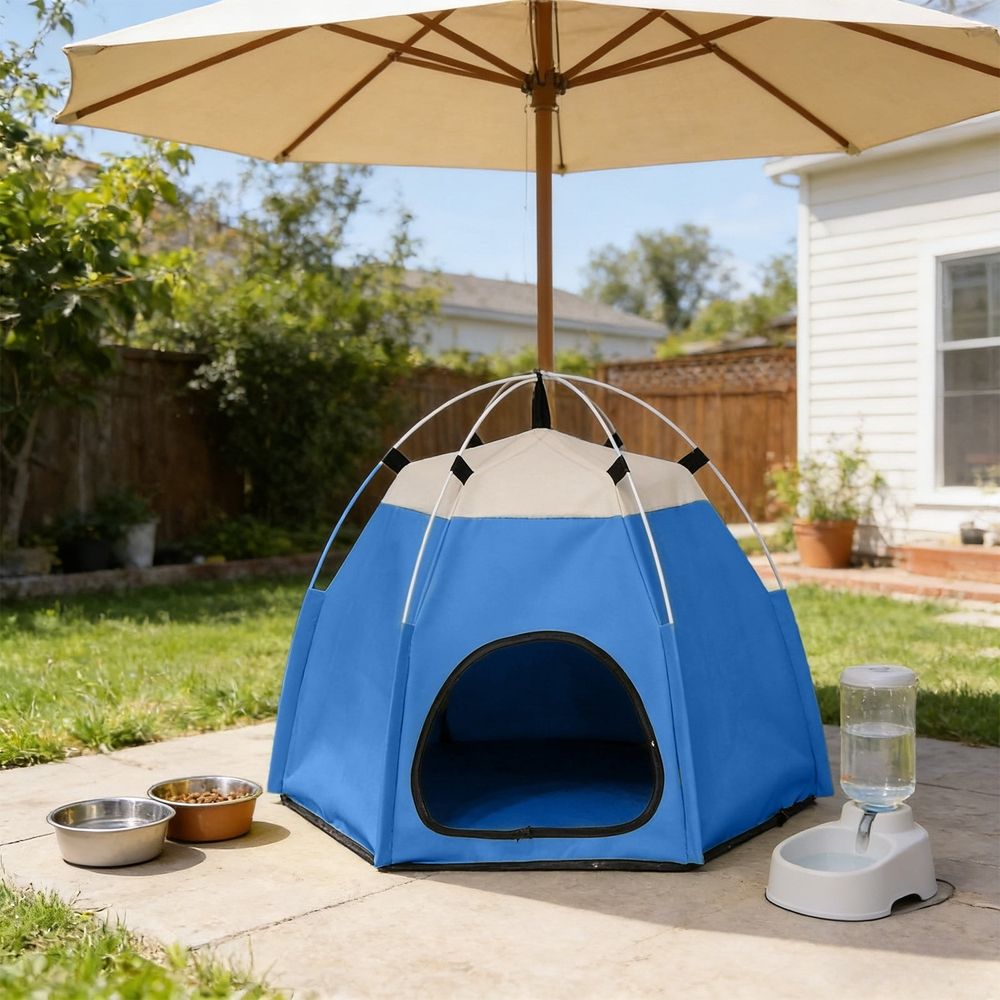 Portable Pop-Up Hexagon Pet Tent