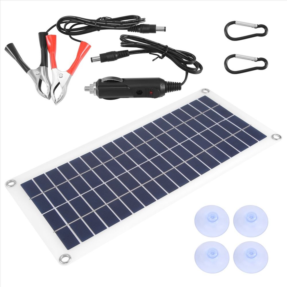 15W Flexible Solar Panel with Dual USB