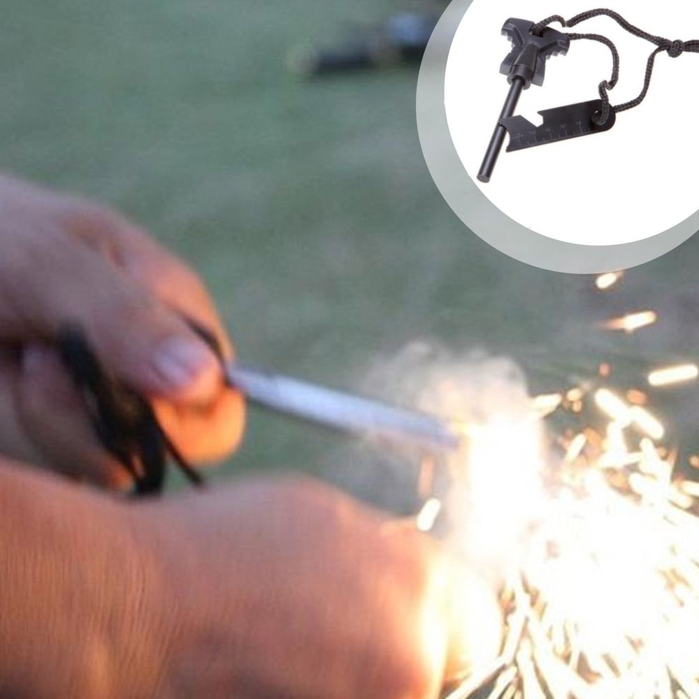 Ferro Rod Fire Starter Survival Tool