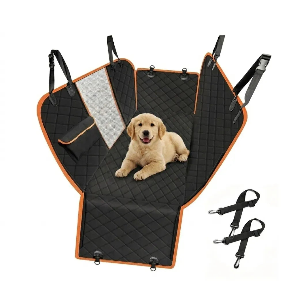 CARLA HOME Waterproof Dog Car Seat Cover Hammock – Black
