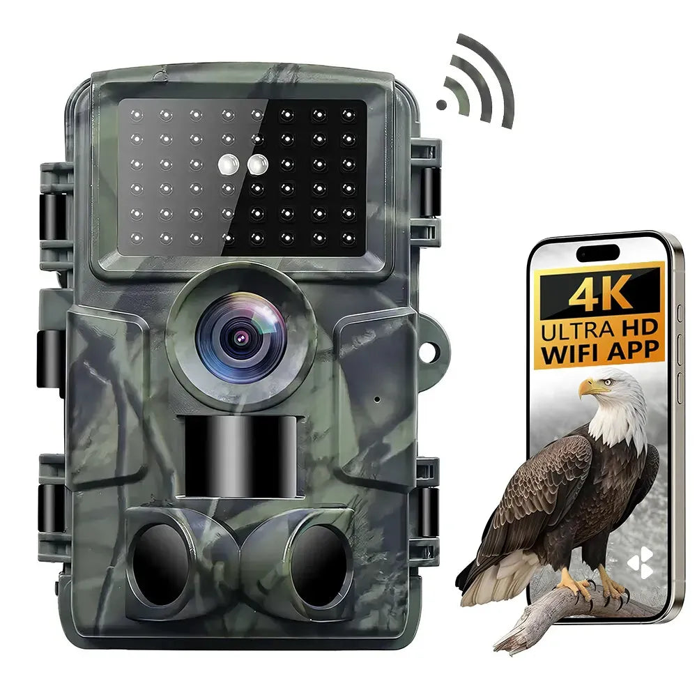 4K WiFi Trail Camera with Night Vision – IP66